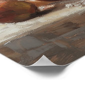Poster 1070 Fleurs Et Pommes D'Automne (Coin)