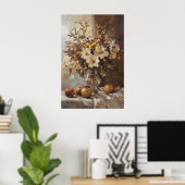 Poster 1070 Fleurs Et Pommes D'Automne (Bureau à domicile)
