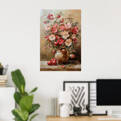 Poster 1075 Fleurs Et Pommes D'Automne (Bureau à domicile)
