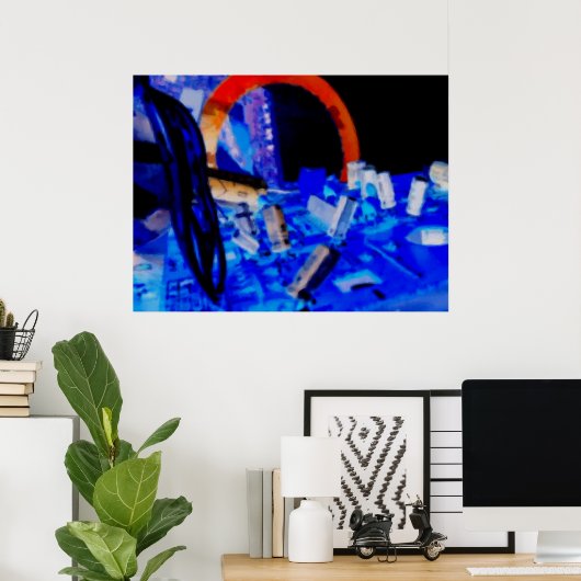 POSTER 10^23 #3 (Bureau à domicile)