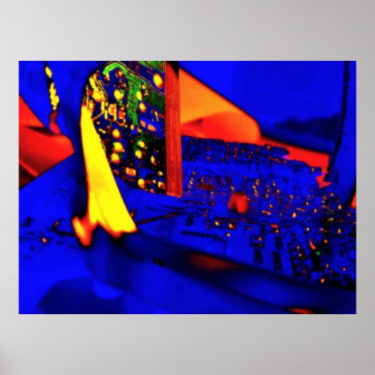 Poster 10^23 Rouge Bleu (Devant)