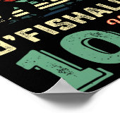 Poster 10 ans Cadeau de pêche 10 ans 10 ans 10 ans (Coin)