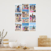 Poster 10 Collage photo personnalisé (Cuisine)