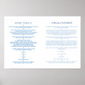 Poster 10 commandements (Devant)