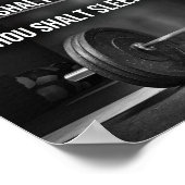 Poster 10 Commandements De Levage - Gym Motivational (Coin)