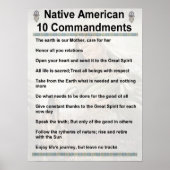 Poster 10 commandements NA (Devant)