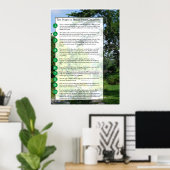 Poster 10 étapes pour stimuler votre créativité (Bureau à domicile)