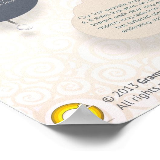 Poster 10 idiomes sur l'amour (Coin)