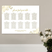 Poster 10 Mariage de table Plafonds blanc et or