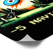 Poster +10 Précision –5 Navigation Pixel Joueur de Golf a (Coin)