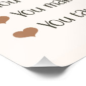 Poster 10 Raisons pour lesquelles je t'aime Maman Fête de (Coin)