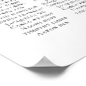 Poster 10 table Moody Floral Bourgogne Mariage Siège (Coin)