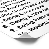 Poster 10 Things That Require Zero Talent Motivational  (Coin)