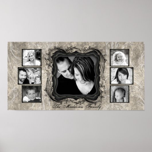 Poster 10"x20" 7 Fente Famille Collage Montage Rejoioce (Devant)