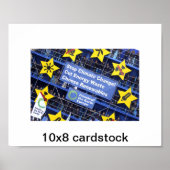 Poster 10 x 8 cargos (Devant)