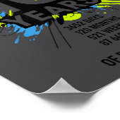 Poster 10 Years Of Being Awesome 10th Birthday Girl Boy D (Coin)