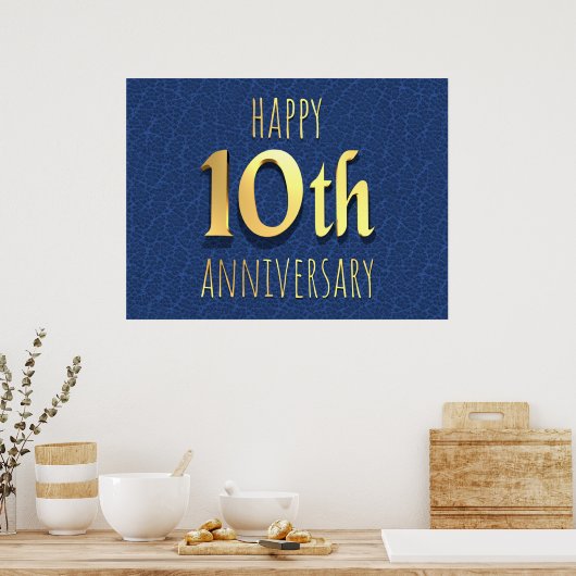 Poster 10e anniversaire (Cuisine)
