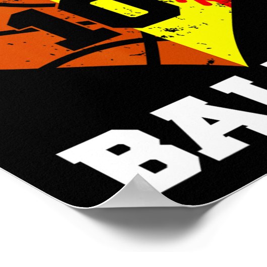 Poster 10e Anniversaire Baller Fun 10 Anniversaire Softba (Coin)