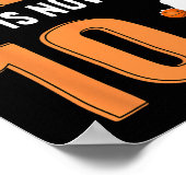 Poster 10e anniversaire Basketball Ce Baller est maintena (Coin)