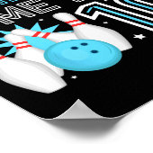 Poster 10e anniversaire Bowling Boy 10 ans Old Bowlin (Coin)