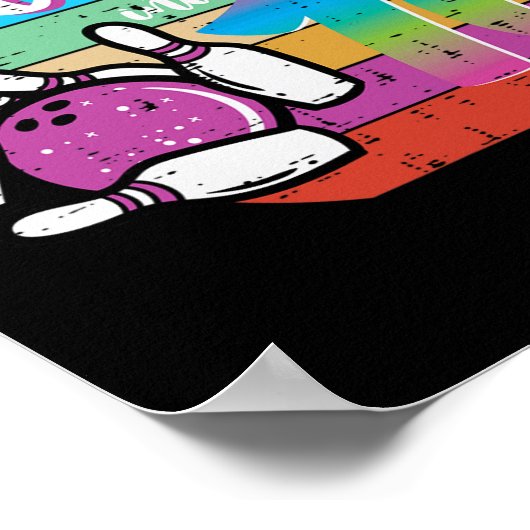 Poster 10e anniversaire Bowling Rollin Into 10 Anniversai (Coin)