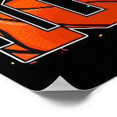 Poster 10e anniversaire Bysketbyll Grand nombre 10 ans Bo (Coin)