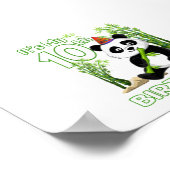 Poster 10e anniversaire Cadeaux 10 ans Vieux fête Animal  (Coin)