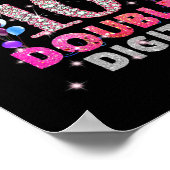 Poster 10e anniversaire Cadeaux Cette fille est maintenan (Coin)