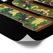 Poster 10e anniversaire Chasse aux cerfs 10 ans Chasseur (Coin)