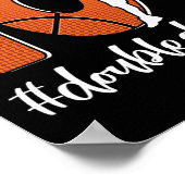 Poster 10e anniversaire Double chiffres Dix Basket Pour G (Coin)