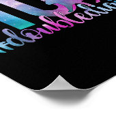 Poster 10e anniversaire fille double chiffres filles dix (Coin)