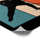 Poster 10e anniversaire Retro Hockey sur glace 10 ans Boy (Coin)