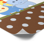 Poster 10x20 Nursery Art Name Print Jungle Play (Coin)