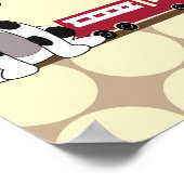 Poster 10x20 Nursery Art Name Print Nojo Fire Engine (Coin)