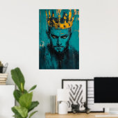 Poster 1110 Élégance royale (Bureau à domicile)