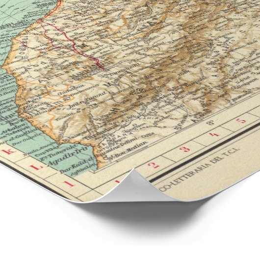 Poster 112 Maroc, Algérie, Tunisie (Coin)