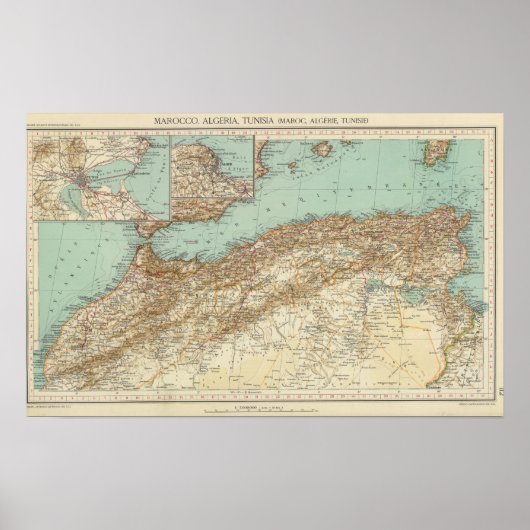 Poster 112 Maroc, Algérie, Tunisie (Devant)