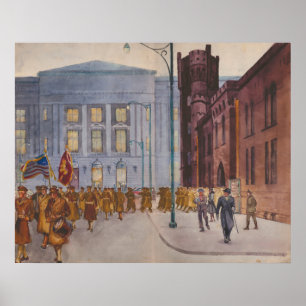 Poster 112e Ingénieurs à l'arsenal de Cleveland - 1940