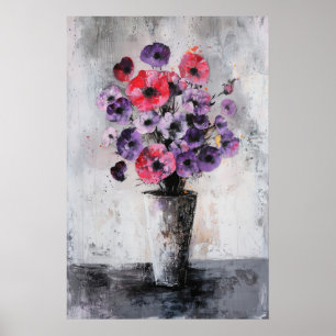 Poster 1136 Force Et Calme D'Un Minimalisme Floral - Hi