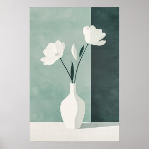 Poster 1137 Force Et Calme D'Un Minimalisme Floral - Hi