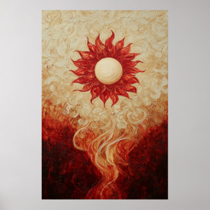 Poster 1144 Incendie Et Eau