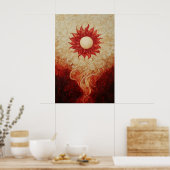 Poster 1144 Incendie Et Eau (Cuisine)