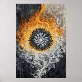 Poster 1147 Incendie Et Eau (Devant)