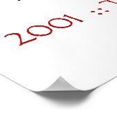 Poster 11/09 10e anniversaire WTC et le drapeau (Coin)