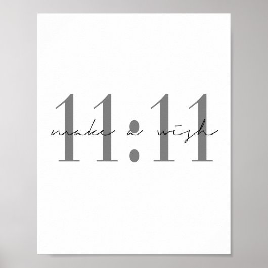 Poster 11:11 Faites Un Souhait (Devant)