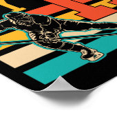 Poster 11 ans de hockey sur glace Thème 11ème anniversair (Coin)