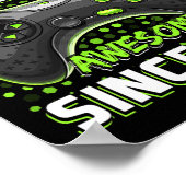 Poster 11 Déverrouillé Awesome 2010 jeu vidéo 11e anniver (Coin)