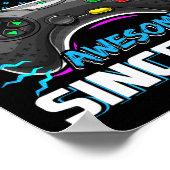 Poster 11 Déverrouillé Awesome 2011 jeu vidéo 11e anniver (Coin)