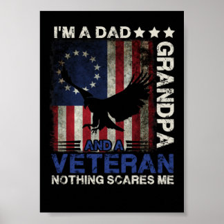 Poster 11 en détresse Betsy Ross Je suis un papa grand-pè