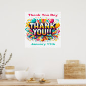 Poster 11 janvier - Jour du Merci (Cuisine)